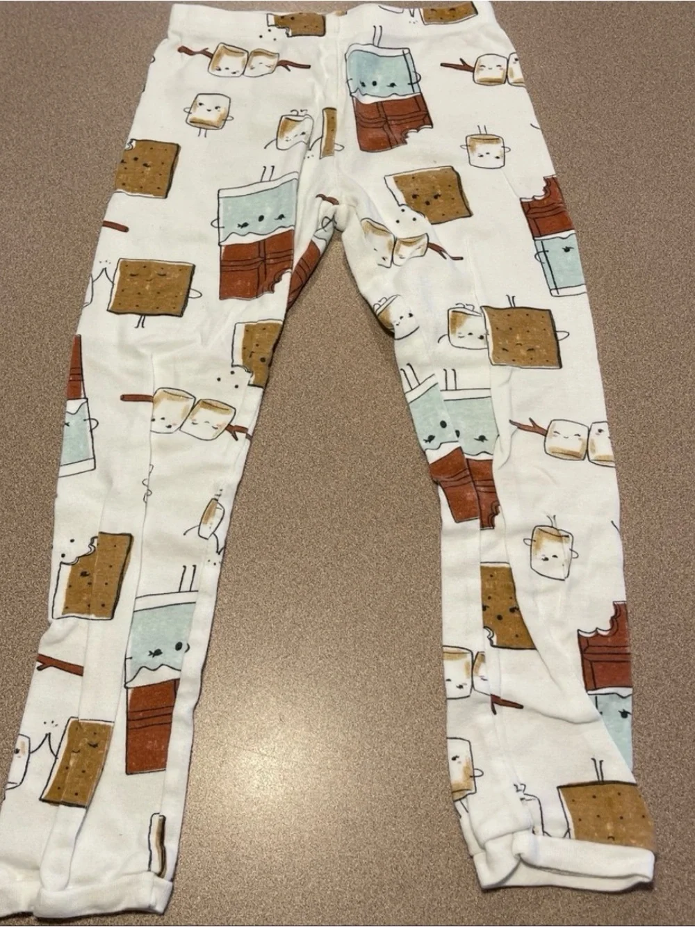 Just one you by Carters Two-Piece S'mores Pajama Set - Mint & White size 6
